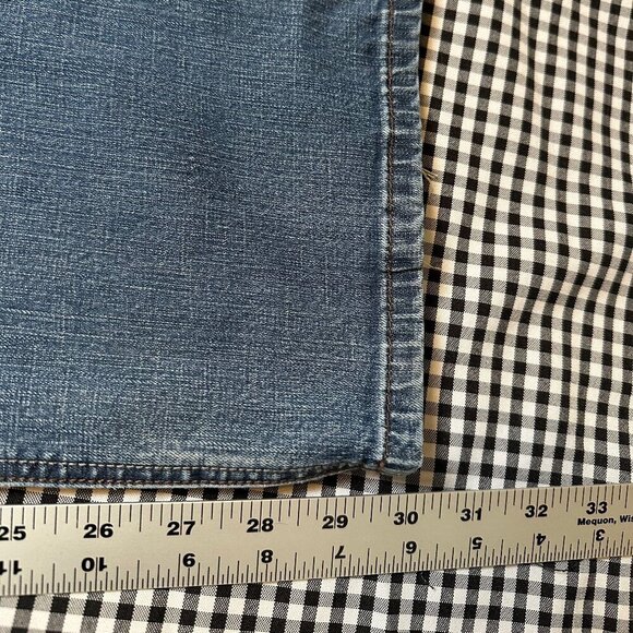 Prana Men's Straight Leg Medium Wash Denim Jeans Size 34 - Gorpcore / Outdoor - Picture 6 of 7